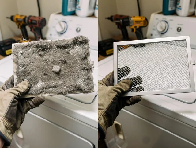 Professional lint trap cleaning by Hopkinton Dryer Vent Cleaning in Hopkinton