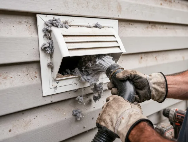 Professional dryer vent cleaning by Hopkinton Dryer Vent Cleaning in Hopkinton
