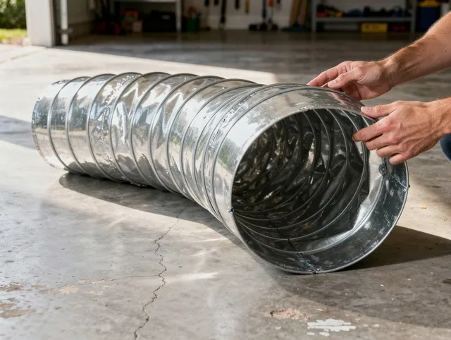 Hopkinton Dryer Vent Cleaning specialist using advanced equipment for thorough duct cleaning in Hopkinton